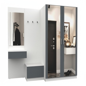 Набор мебели для прихожей "Марсель-161" МР 01-161 В2160 Ш2000 Г580 (ЛД.. Набор мебели для прихожей "Марсель-161" МР 01-161 В2160 Ш2000 Г580 (ЛД..